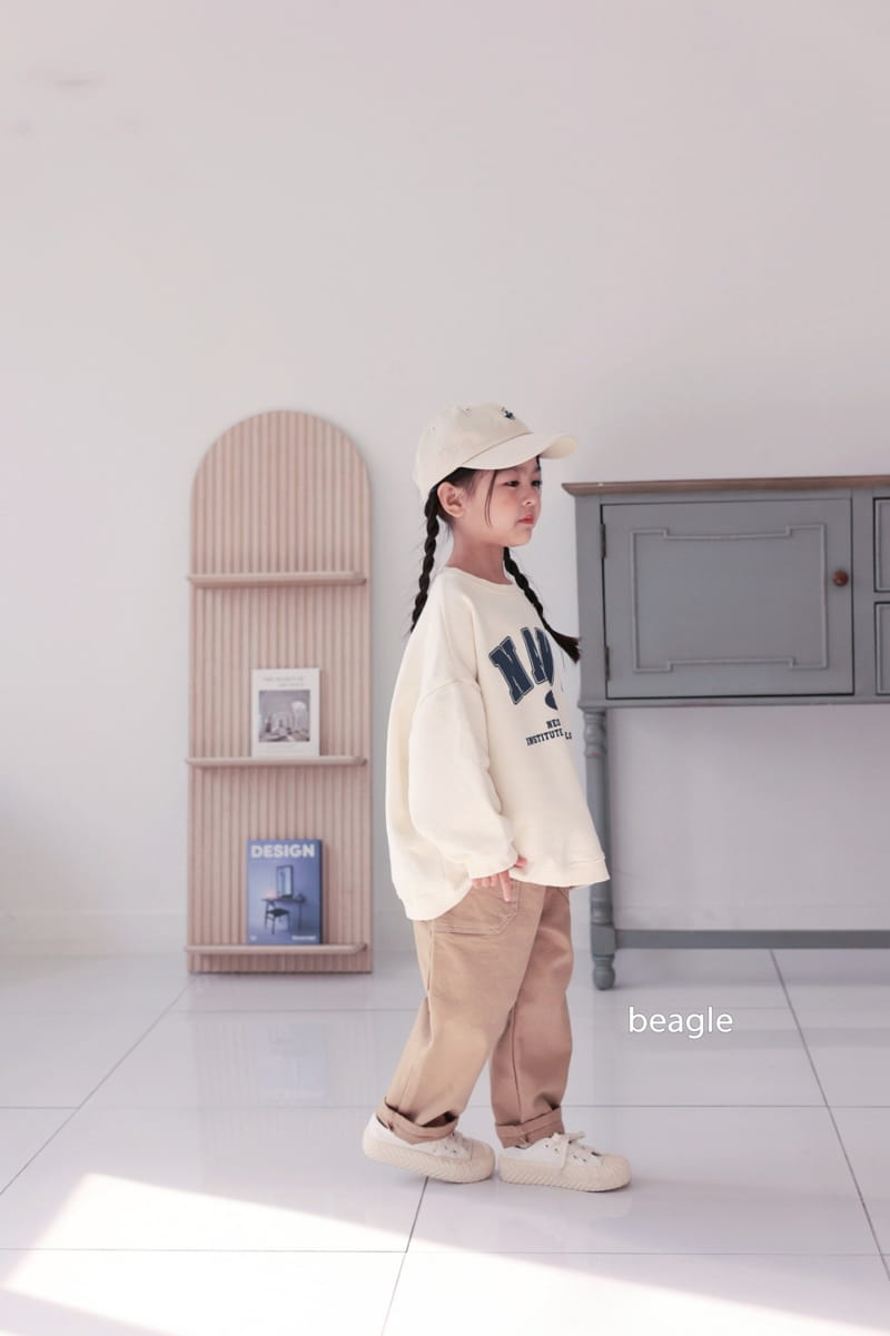 Beagle - Korean Children Fashion - #littlefashionista - Navy Sweatshirt