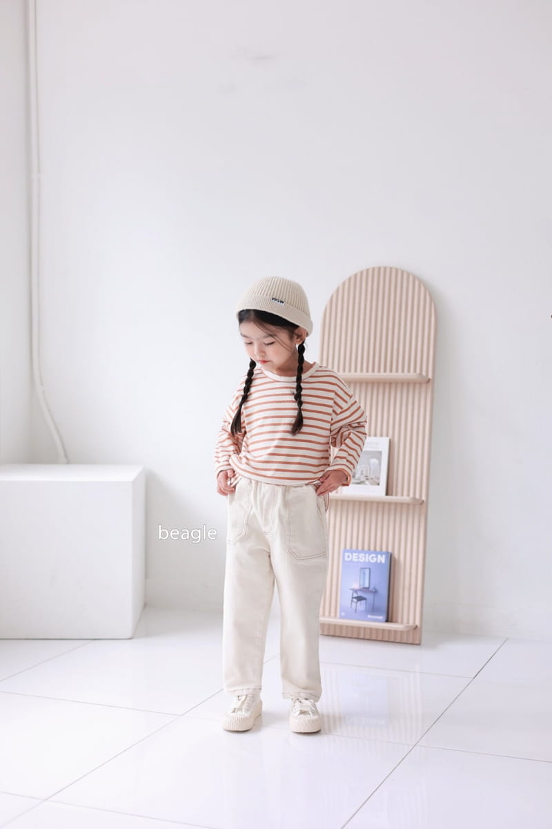 Beagle - Korean Children Fashion - #minifashionista - Hei Stripes Tee - 12