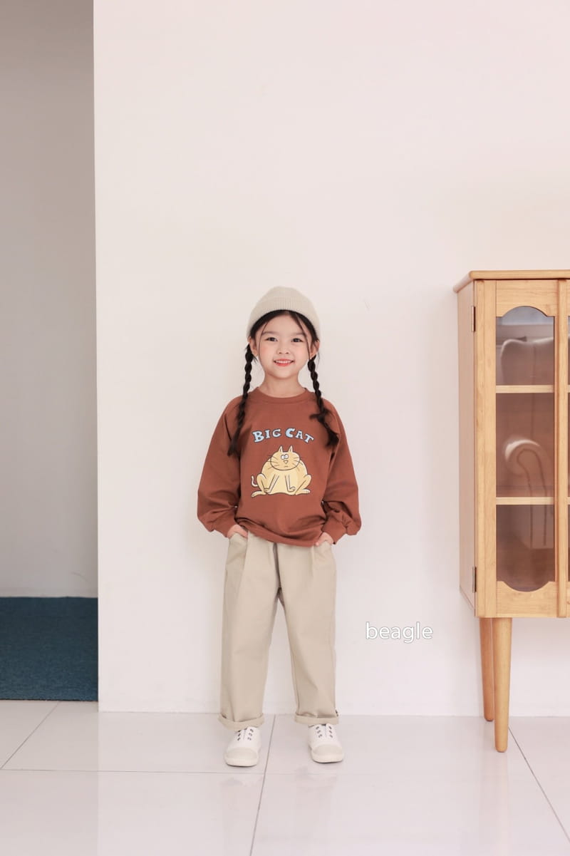 Beagle - Korean Children Fashion - #magicofchildhood - Big Cat Tee - 4