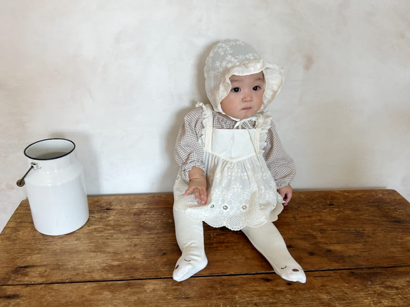 Bebe Nine - Korean Baby Fashion - #babyboutiqueclothing - Lace Apron - 4