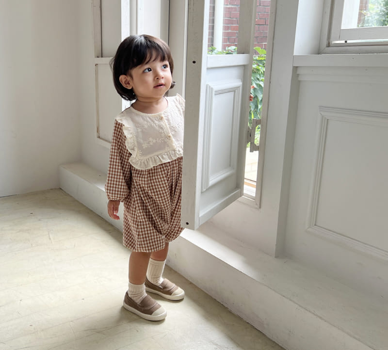 Bebe Nine - Korean Baby Fashion - #babyfashion - Lace Bonbon Bodysuit - 11
