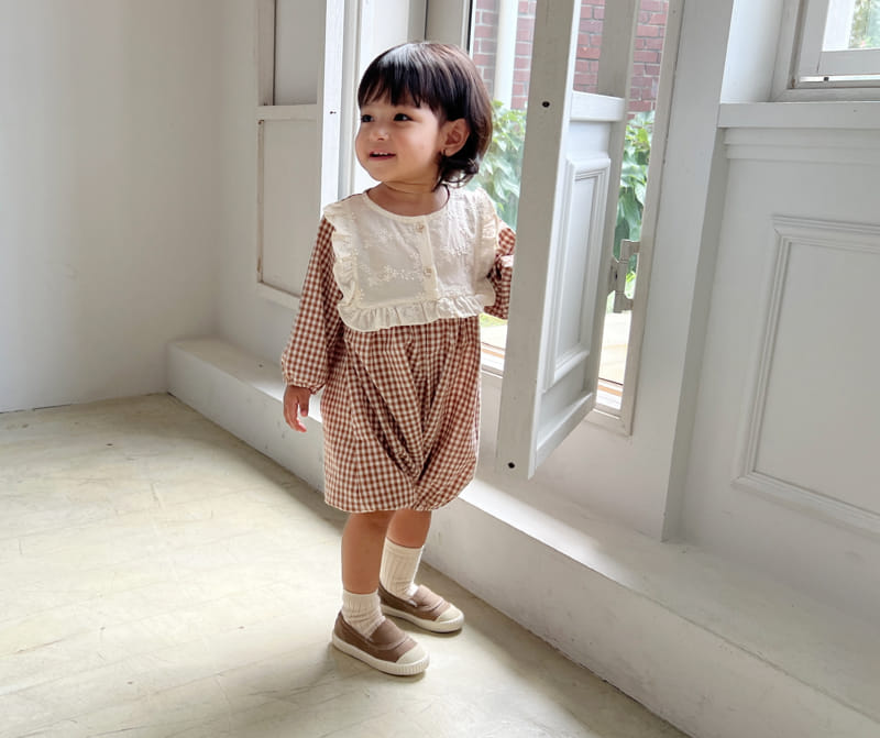 Bebe Nine - Korean Baby Fashion - #babyfever - Lace Bonbon Bodysuit - 12