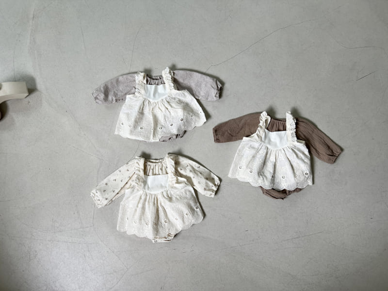 Bebe Nine - Korean Baby Fashion - #babyootd - Lace Apron - 10