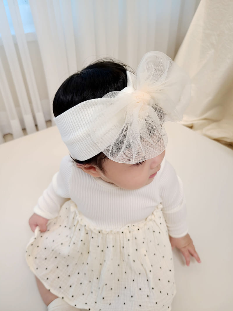 Bebe Nine - Korean Baby Fashion - #babyoutfit - Mesh Hairband - 5