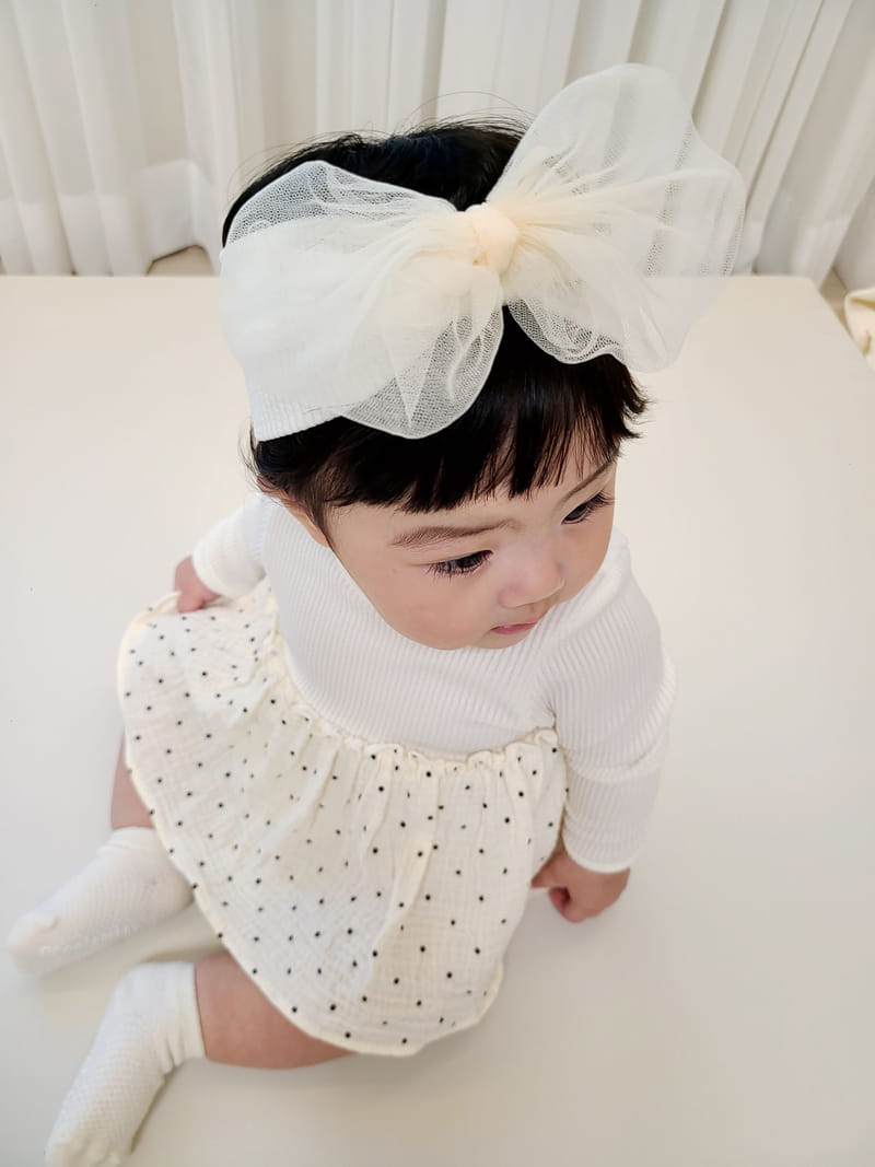 Bebe Nine - Korean Baby Fashion - #babywear - Mesh Hairband - 6