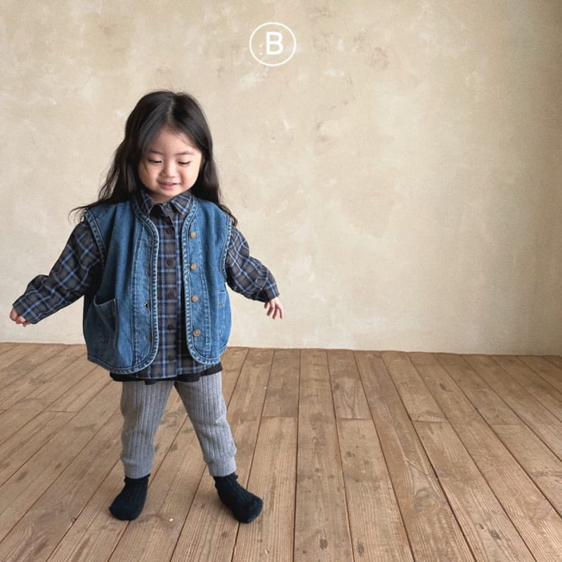 Bella Bambina - Korean Children Fashion - #childofig - Bella Denim Vest - 5