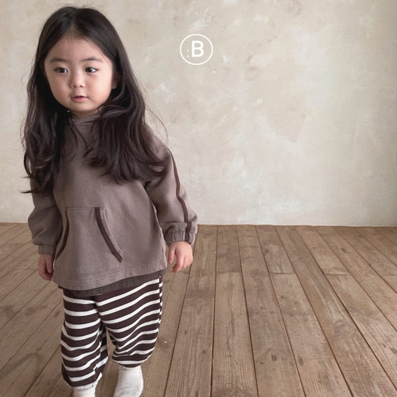 Bella Bambina - Korean Children Fashion - #stylishchildhood - Midi Line Hoody Tee - 4