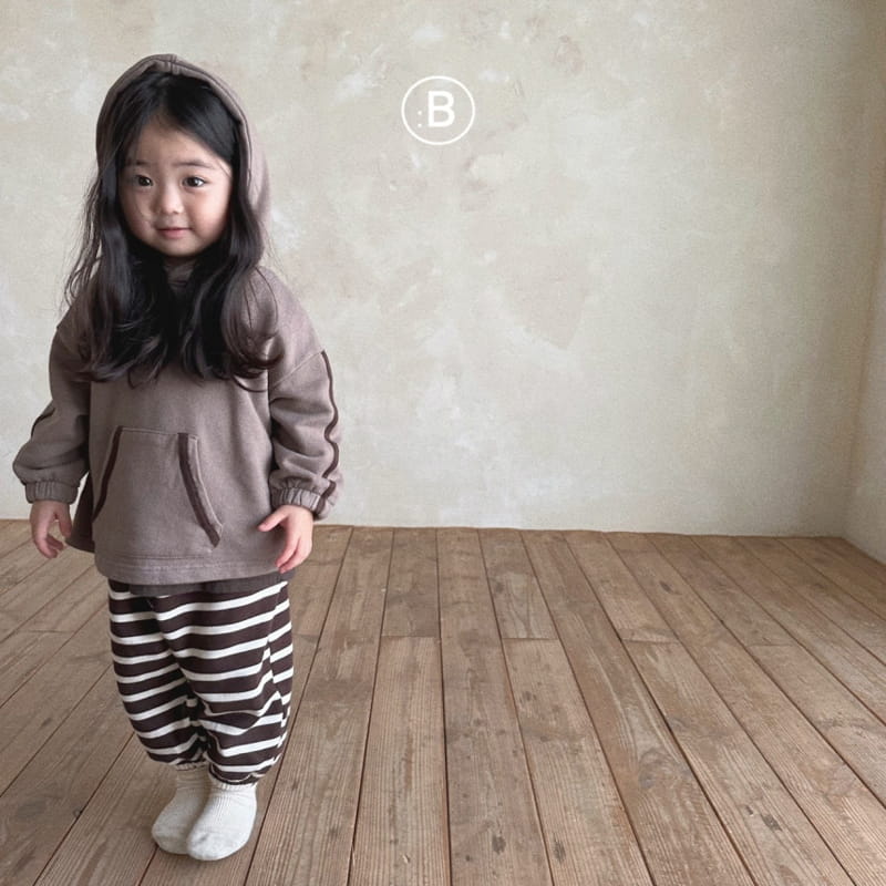 Bella Bambina - Korean Children Fashion - #fashionkids - Midi Line Hoody Tee - 8