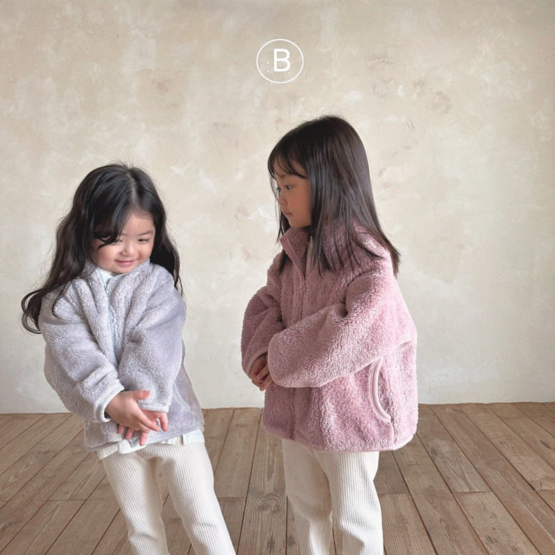 Bella Bambina - Korean Children Fashion - #kidsshorts - Fleece Jacket with Mom - 4