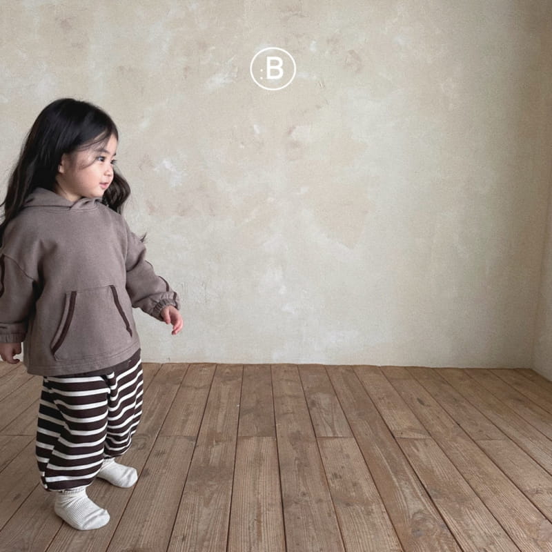 Bella Bambina - Korean Children Fashion - #toddlerclothing - Midi Line Hoody Tee - 2