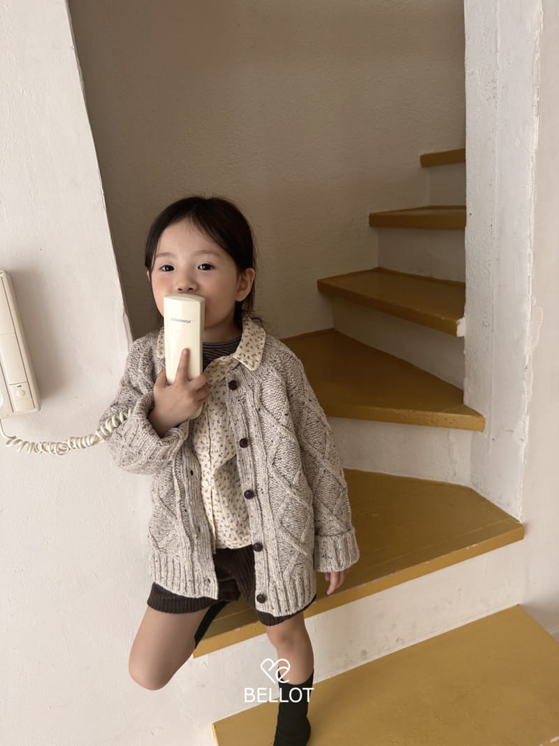 Bellot - Korean Children Fashion - #prettylittlegirls - Pong Pong Cardigan - 3