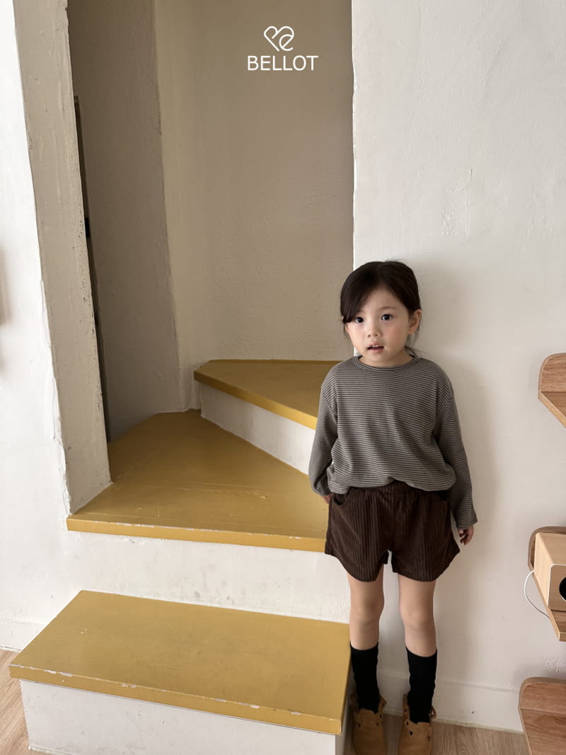 Bellot - Korean Children Fashion - #prettylittlegirls - Din Din Stripes Tee - 4