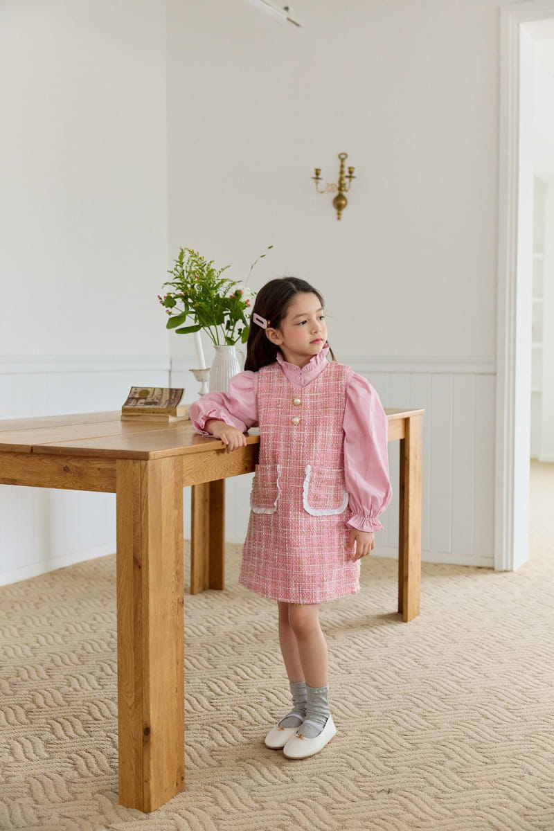 Berry Berry - Korean Children Fashion - #childofig - Twid One-piece - 8