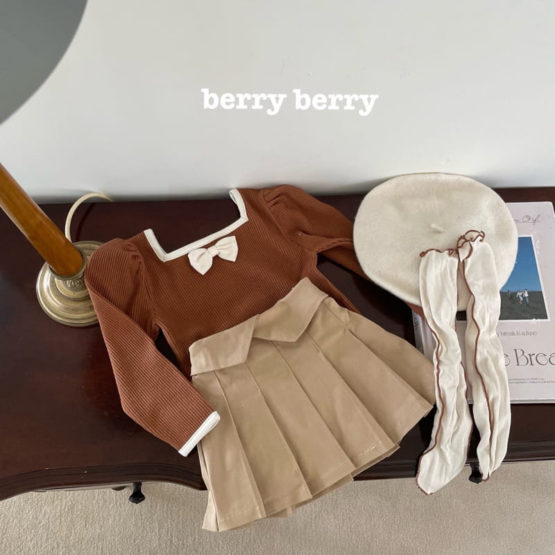 Berry Berry - Korean Children Fashion - #childrensboutique - Pintuck Skirt - 9