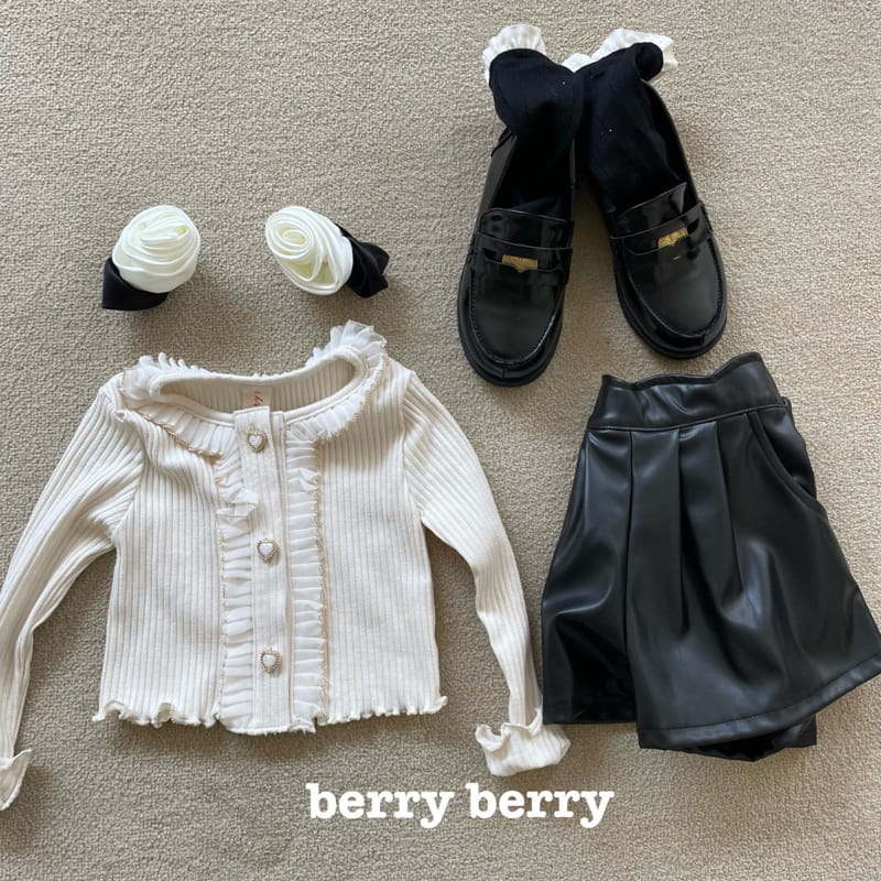 Berry Berry - Korean Children Fashion - #kidsstore - Leather Pants - 12