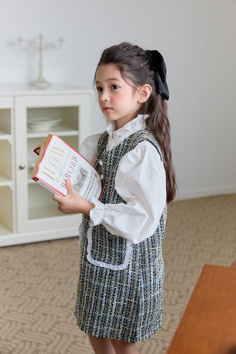 Berry Berry - Korean Children Fashion - #prettylittlegirls - Twid One-piece - 6