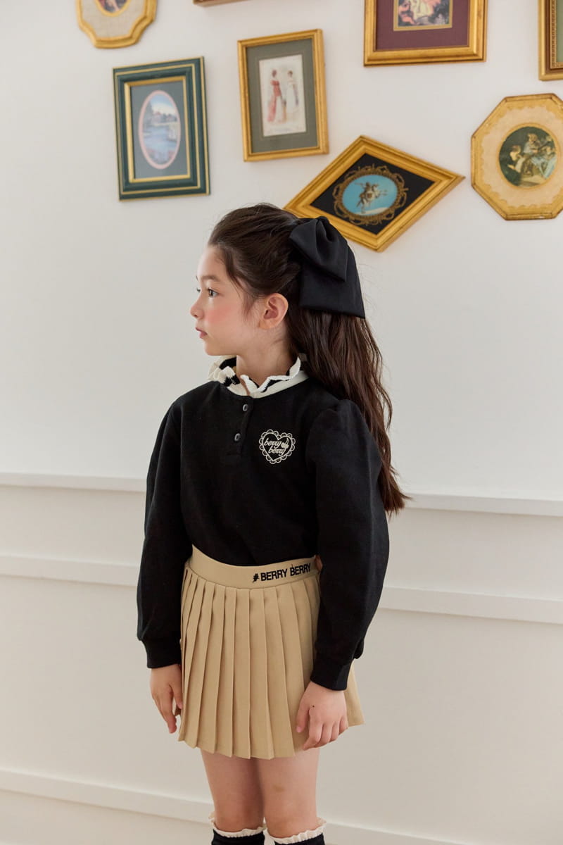 Berry Berry - Korean Children Fashion - #stylishchildhood - Berry Collar Tee - 10