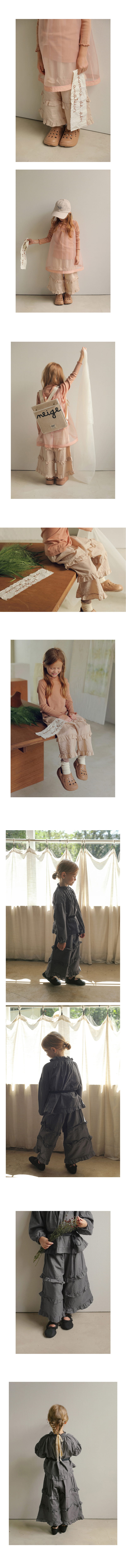Bien A Bien - Korean Children Fashion - #designkidswear - Leje Pants - 2