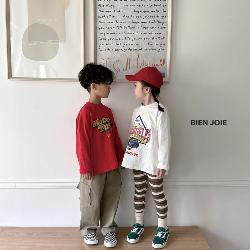 Bien Joie - Korean Children Fashion - #designkidswear - Cheese St Leggings - 8