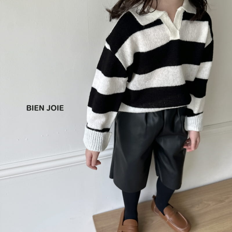 Bien Joie - Korean Children Fashion - #kidsstore - Poling Knit Tee - 2