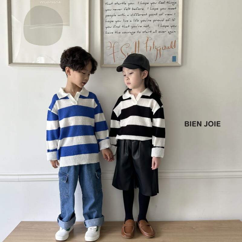 Bien Joie - Korean Children Fashion - #magicofchildhood - Poling Knit Tee - 6
