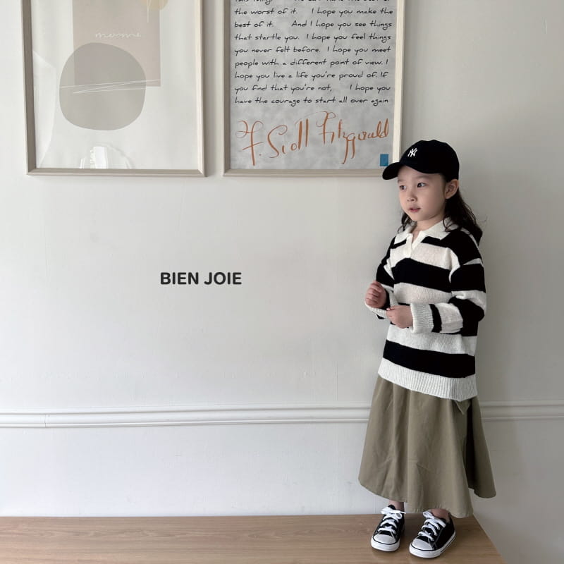 Bien Joie - Korean Children Fashion - #stylishchildhood - Poling Knit Tee - 11