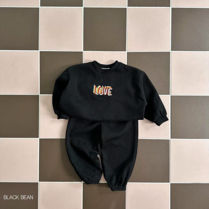 Black Bean - Korean Children Fashion - #designkidswear - Lover Set - 3