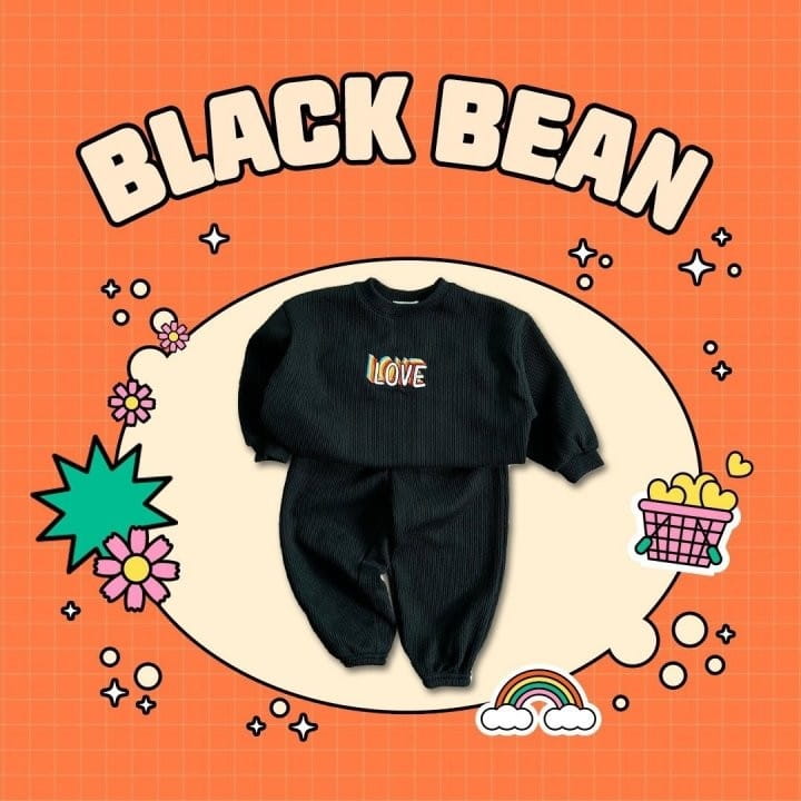 Black Bean - Korean Children Fashion - #designkidswear - Lover Set - 4