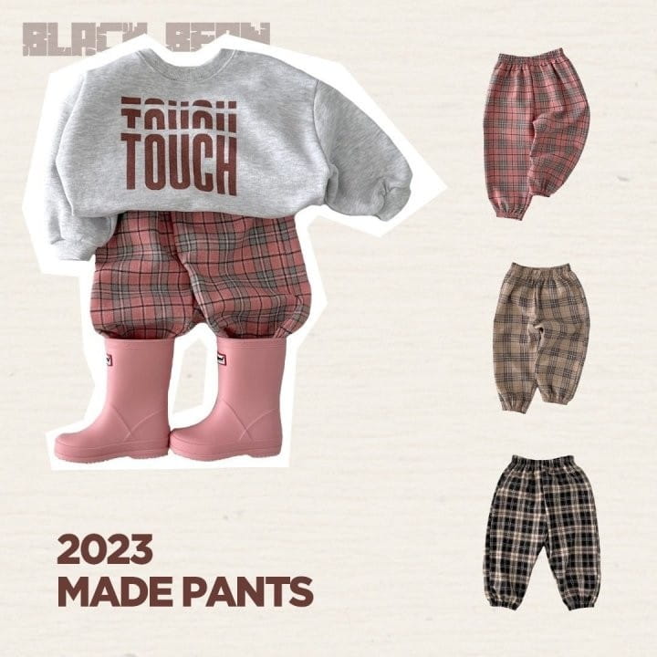 Black Bean - Korean Children Fashion - #stylishchildhood - Made Pants