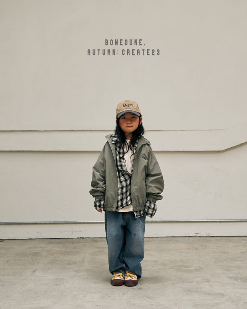 Boneoune - Korean Children Fashion - #toddlerclothing - Autumn Zip-up - 12