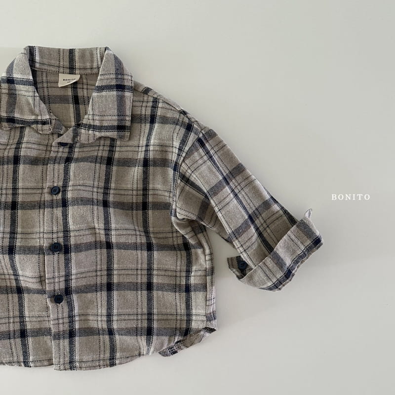 Bonito - Korean Baby Fashion - #babyboutiqueclothing - Check Shirt - 2