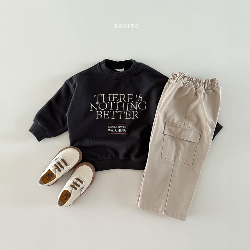 Bonito - Korean Baby Fashion - #babyfever - Nothing Sweatshirt - 9