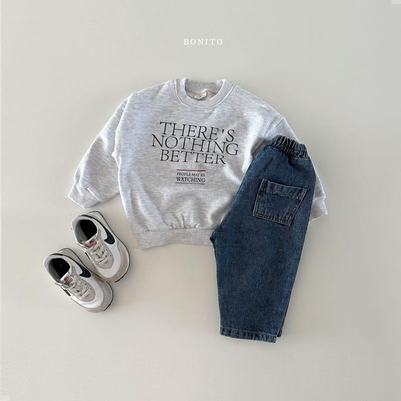 Bonito - Korean Baby Fashion - #onlinebabyshop - Nothing Sweatshirt - 4