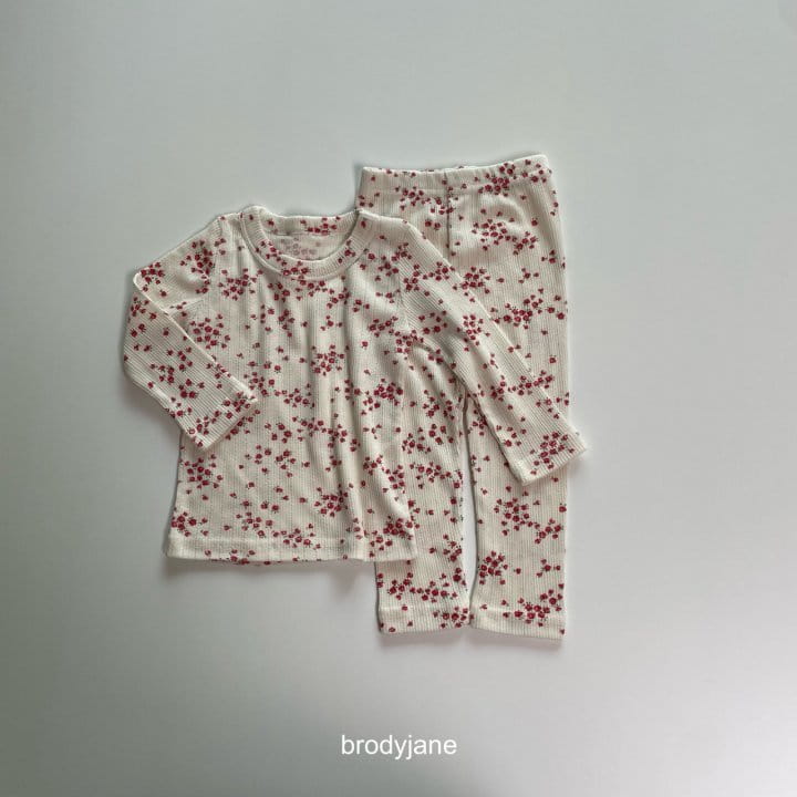 Brody Jane - Korean Children Fashion - #childrensboutique - Red Flower Set - 4