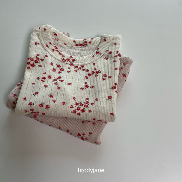 Brody Jane - Korean Children Fashion - #discoveringself - Red Flower Set - 5