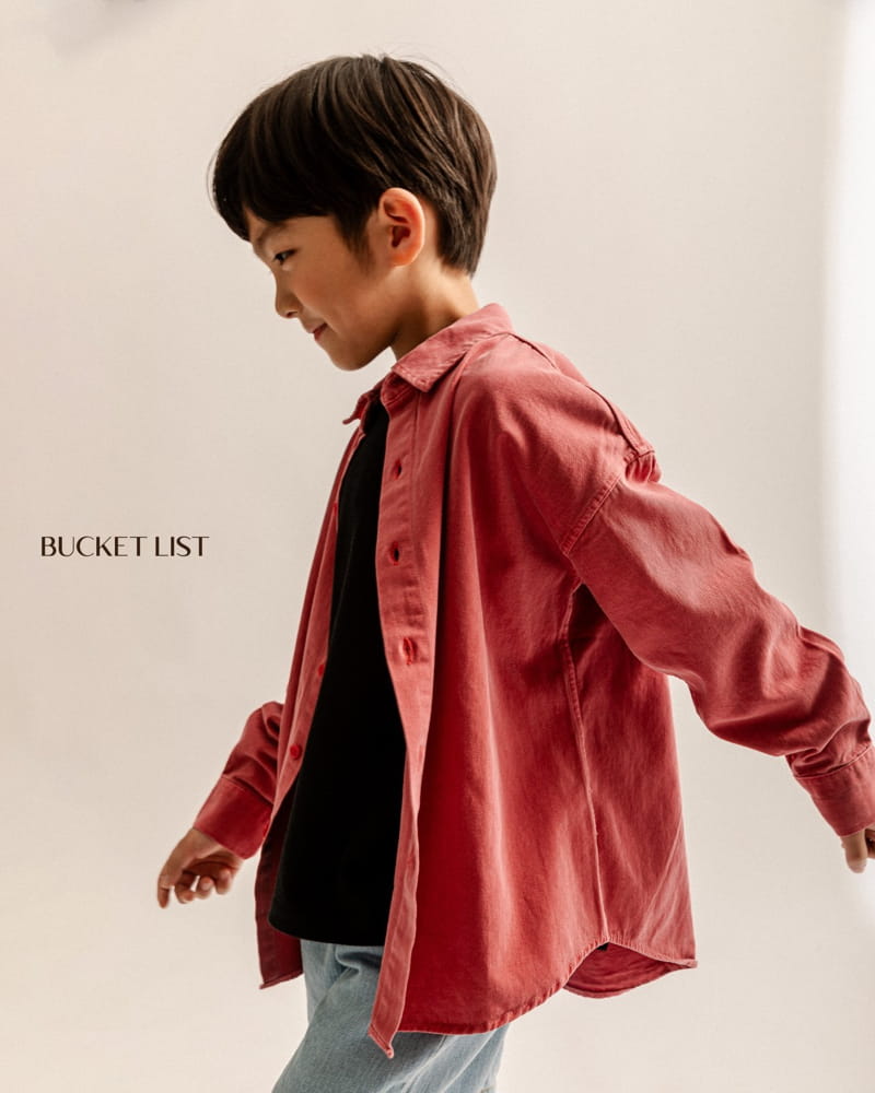 Bucket List - Korean Children Fashion - #discoveringself - Pigment Shirt - 3