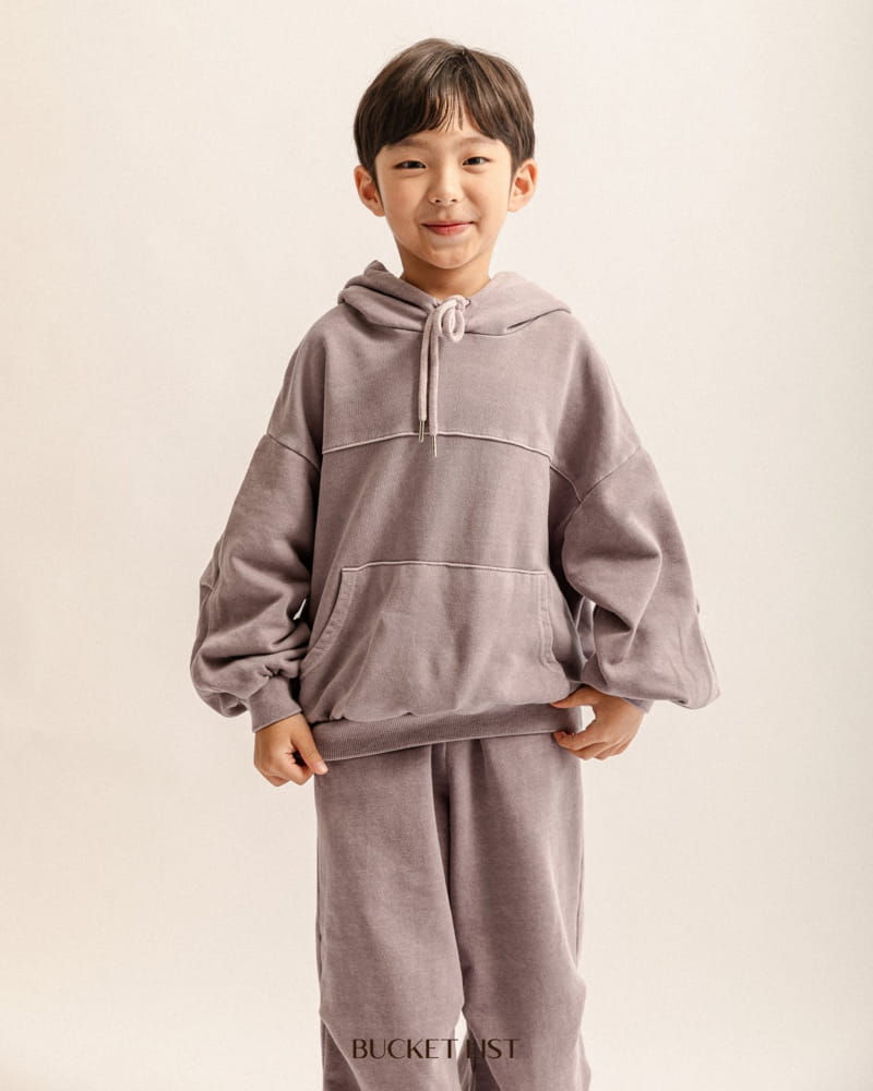 Bucket List - Korean Children Fashion - #fashionkids - Pigment Balloon Hoody - 5