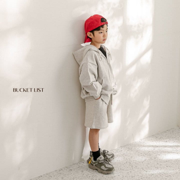 Bucket List - Korean Children Fashion - #kidsshorts - 2 Way Hoody Zip-up - 10