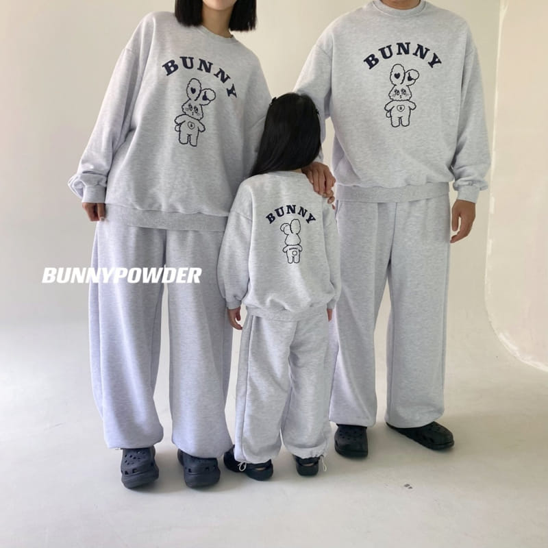 Bunny Powder - Korean Children Fashion - #kidsstore - Gganbu Sweatshirt with Mom - 2