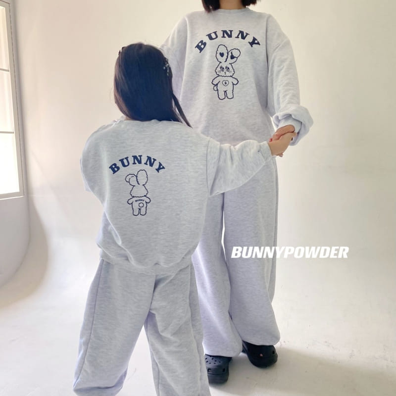 Bunny Powder - Korean Children Fashion - #littlefashionista - Gganbu Sweatshirt with Mom - 5