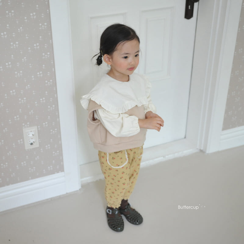 Buttercup - Korean Children Fashion - #prettylittlegirls - Lace Pocket Waffle Pants - 4