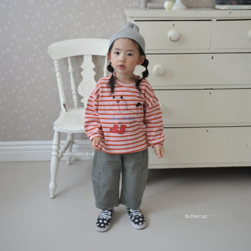 Buttercup - Korean Children Fashion - #childrensboutique - Wear Boots Cat Tee - 12
