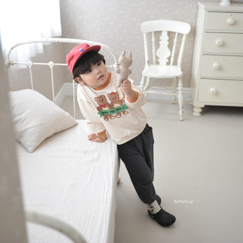 Buttercup - Korean Children Fashion - #childofig - Join Bear Sweatshirt - 4