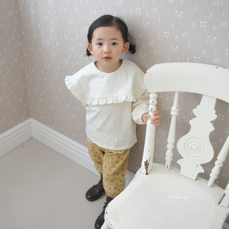 Buttercup - Korean Children Fashion - #designkidswear - Lace Pocket Waffle Pants - 7