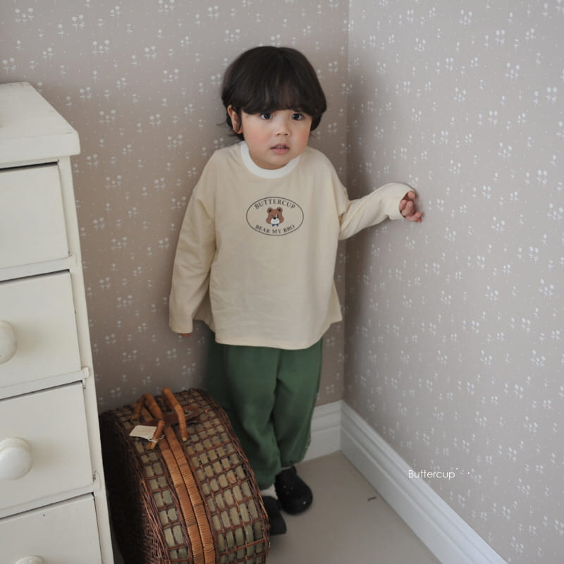Buttercup - Korean Children Fashion - #fashionkids - Bear Bro Single Tee