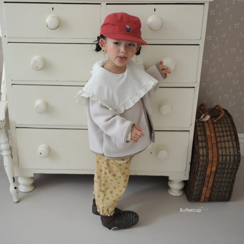 Buttercup - Korean Children Fashion - #kidzfashiontrend - Lace Pocket Waffle Pants - 12