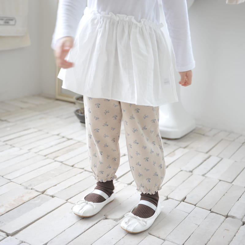 Buttercup - Korean Children Fashion - #kidzfashiontrend - Lace Pocket Pants - 6