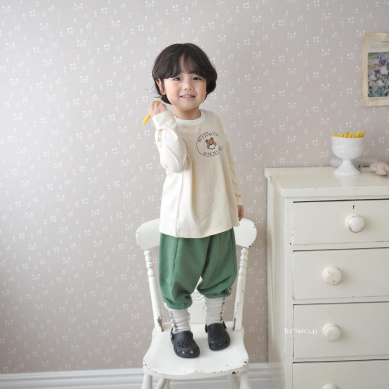 Buttercup - Korean Children Fashion - #littlefashionista - Bear Bro Single Tee - 6