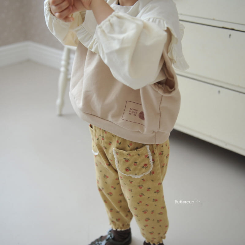 Buttercup - Korean Children Fashion - #magicofchildhood - Lace Pocket Waffle Pants