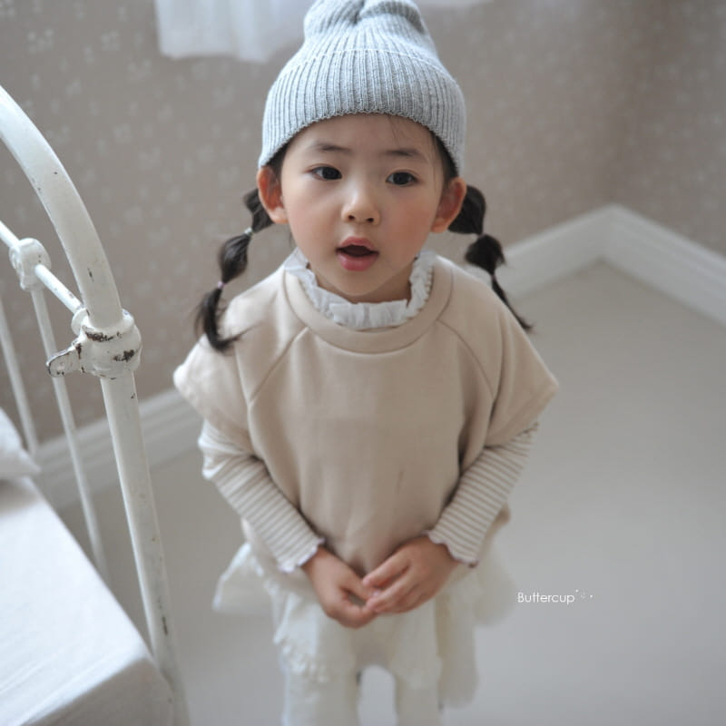Buttercup - Korean Children Fashion - #littlefashionista - Frill Pin Rub Tee - 4